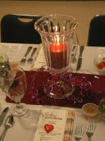 SISTERS in Christ Dinner gourmet menus by Katherine and Allison