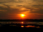 from the Gulfstream Caf looking across Murrells Inlet