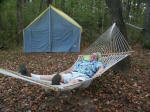 Joe relaxes on a visit to the 170-acre 3 Eagles Sanctuary.