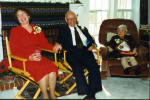 Mother &  Daddy at their 50th Wedding Anniversary Celebration with Mary Catherine.