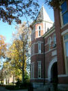 MU: Museum of Anthropology, Swallow Hall, with original Jefferson Marker (lower left)