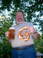 Joe in the Chinese Pagoda Beergarden