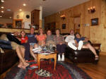 Tim, Amber, Jay, Anita, Daddy, Mother, Joe, and Ruth: we loved the spacious, beautiful, new cabin near the entrance to Mount Rainier National Park in west central Washington.