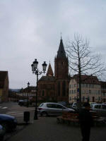 Eugen crosses historic downtown. The first battle of the Franco-Prussian War, the Battle of Wissembourg, was fought here August 4, 1870.